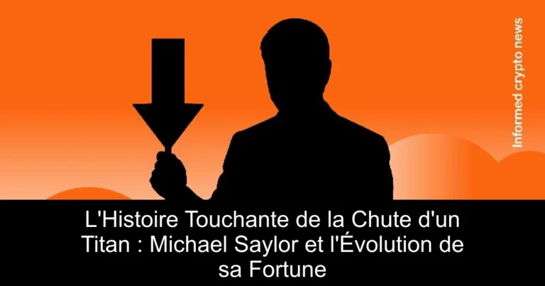 L'Histoire Touchante de la Chute d'un Titan : Michael Saylor et l'Évolution de sa Fortune