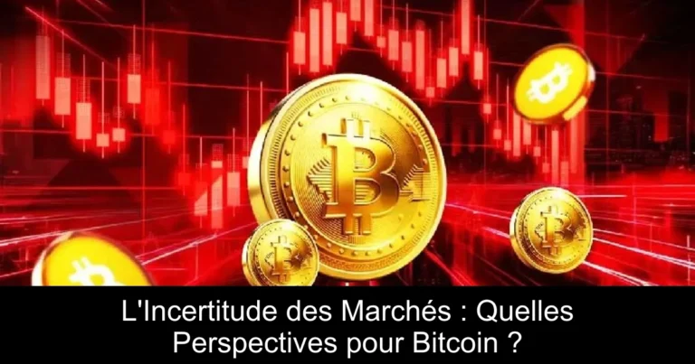 L'Incertitude des Marchés : Quelles Perspectives pour Bitcoin ?