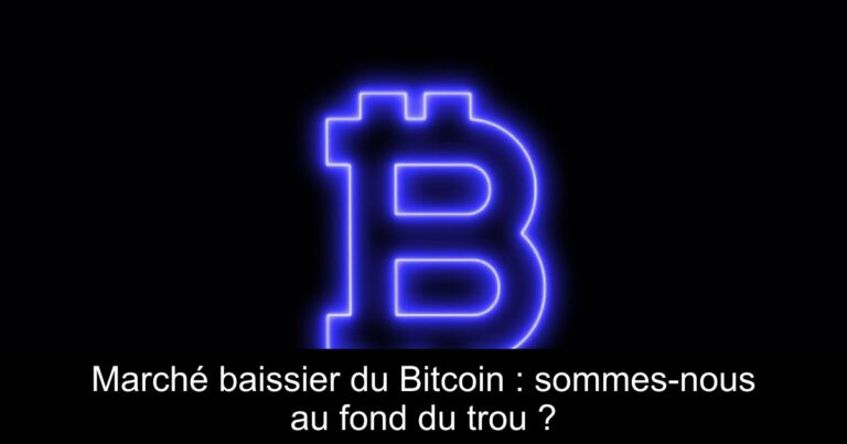 Marché baissier du Bitcoin : sommes-nous au fond du trou ?
