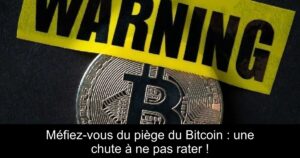 Méfiez-vous du piège du Bitcoin : une chute à ne pas rater !