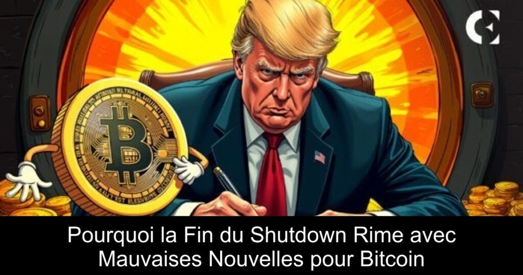 Pourquoi la Fin du Shutdown Rime avec Mauvaises Nouvelles pour Bitcoin