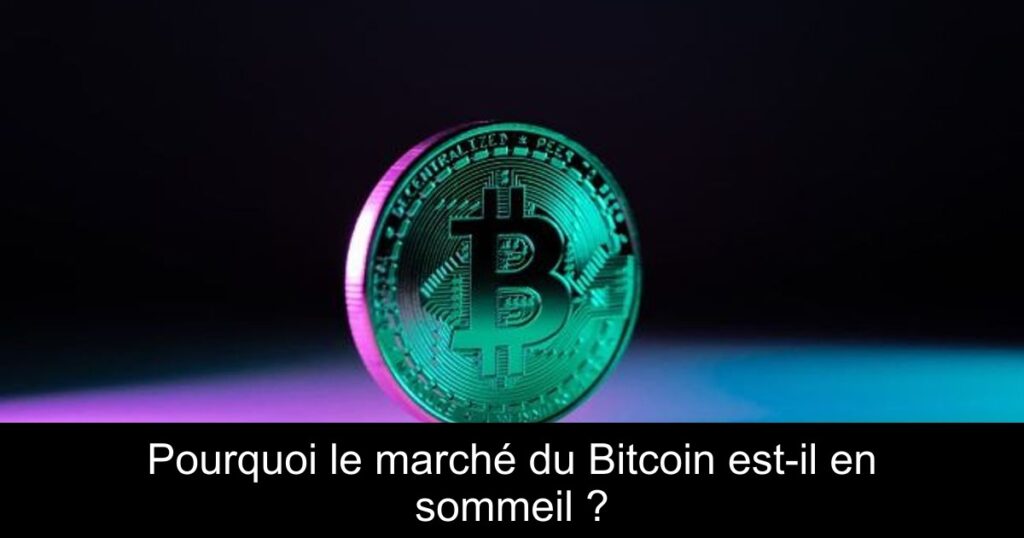 Pourquoi le marché du Bitcoin est-il en sommeil ?