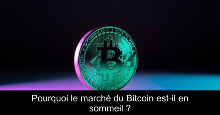 Pourquoi le marché du Bitcoin est-il en sommeil ?