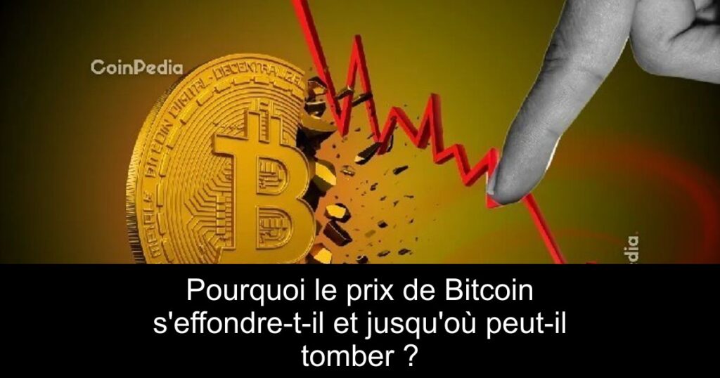 Pourquoi le prix de Bitcoin s’effondre-t-il et jusqu’où peut-il tomber ?