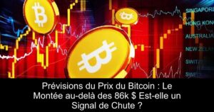 Prévisions du Prix du Bitcoin : Le Montée au-delà des 86k $ Est-elle un Signal de Chute ?