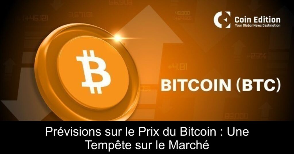 Prévisions sur le Prix du Bitcoin : Une Tempête sur le Marché