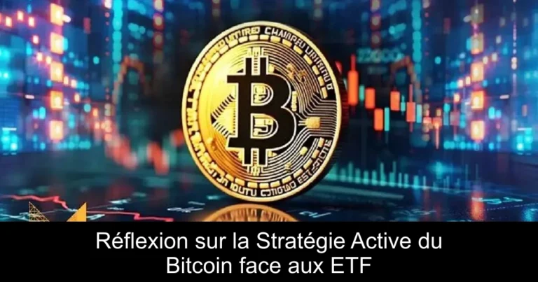 Réflexion sur la Stratégie Active du Bitcoin face aux ETF