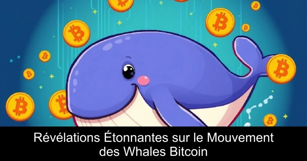 Révélations Étonnantes sur le Mouvement des Whales Bitcoin
