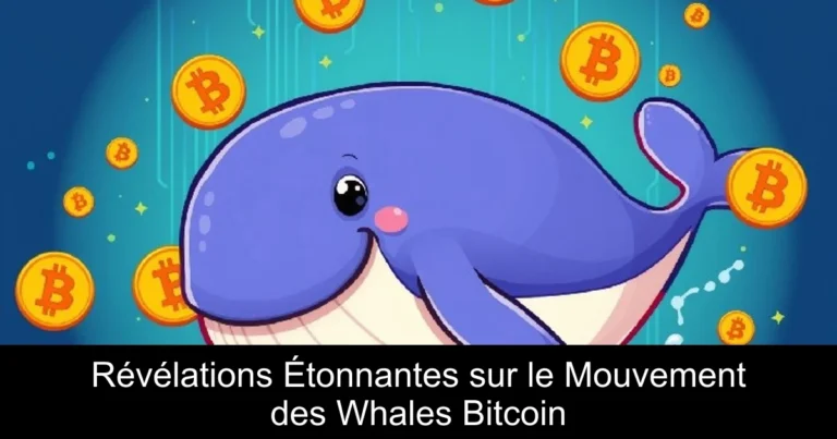 Révélations Étonnantes sur le Mouvement des Whales Bitcoin