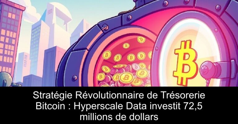 Stratégie Révolutionnaire de Trésorerie Bitcoin : Hyperscale Data investit 72,5 millions de dollars
