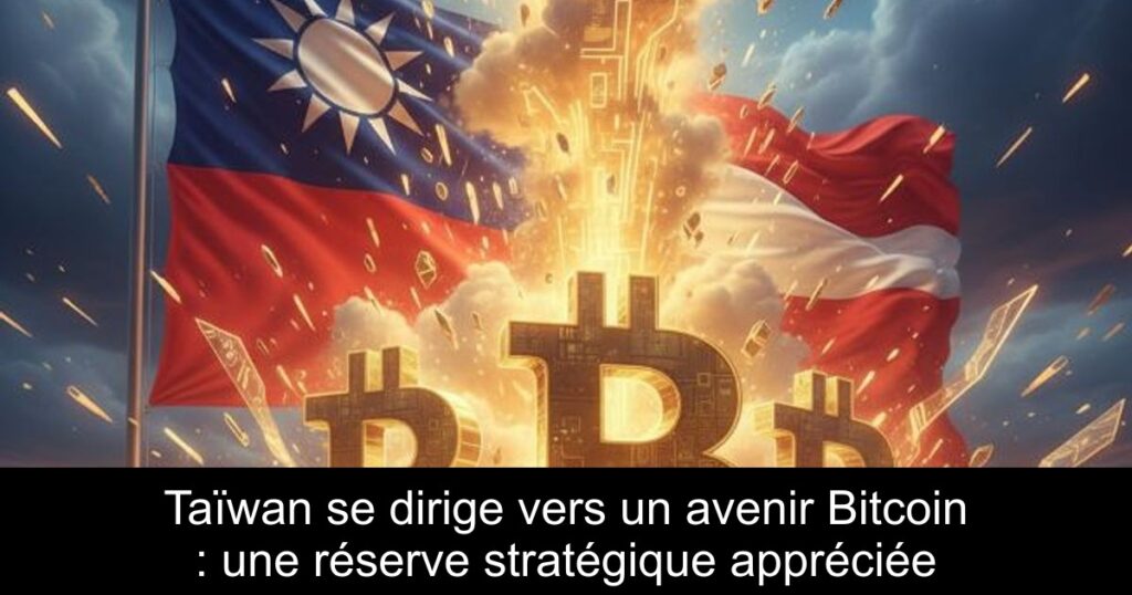 Taïwan se dirige vers un avenir Bitcoin : une réserve stratégique appréciée
