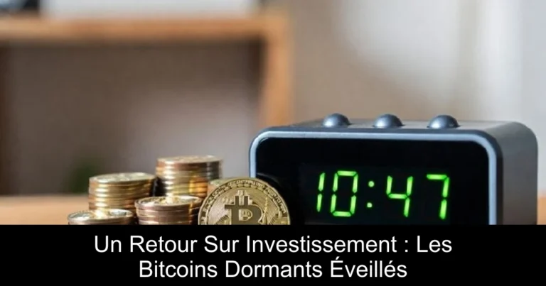 Un Retour Sur Investissement : Les Bitcoins Dormants Éveillés