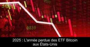 2025 : L&rsquo;année perdue des ETF Bitcoin aux États-Unis