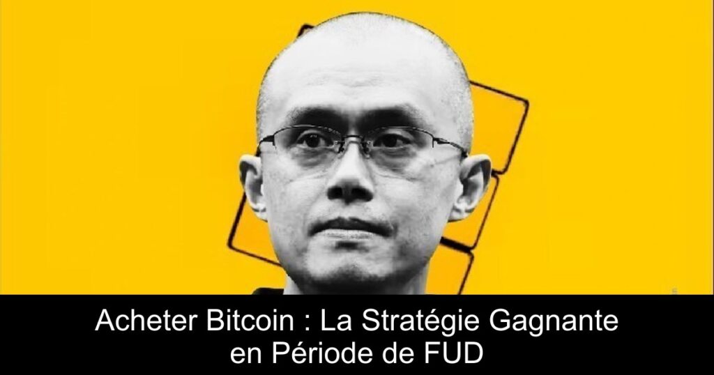 Acheter Bitcoin : La Stratégie Gagnante en Période de FUD