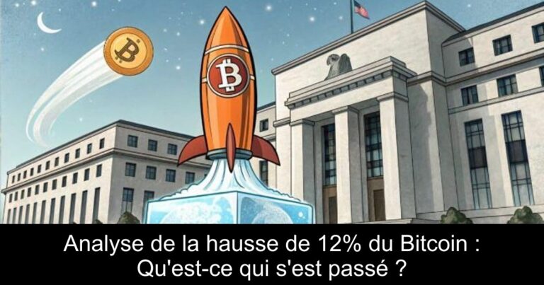 Analyse de la hausse de 12% du Bitcoin : Qu'est-ce qui s'est passé ?