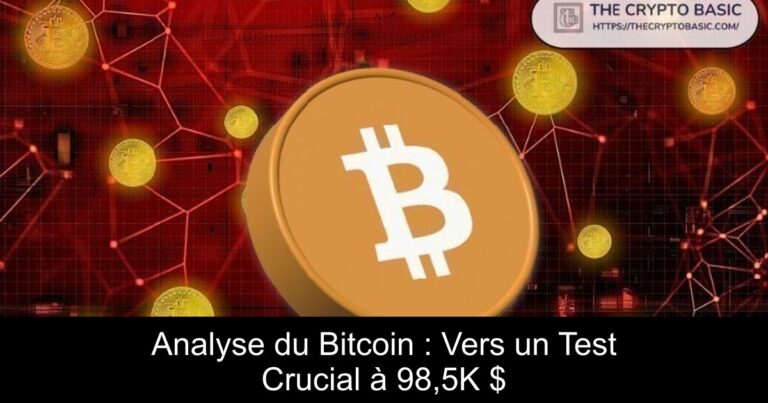 Analyse du Bitcoin : Vers un Test Crucial à 98,5K $