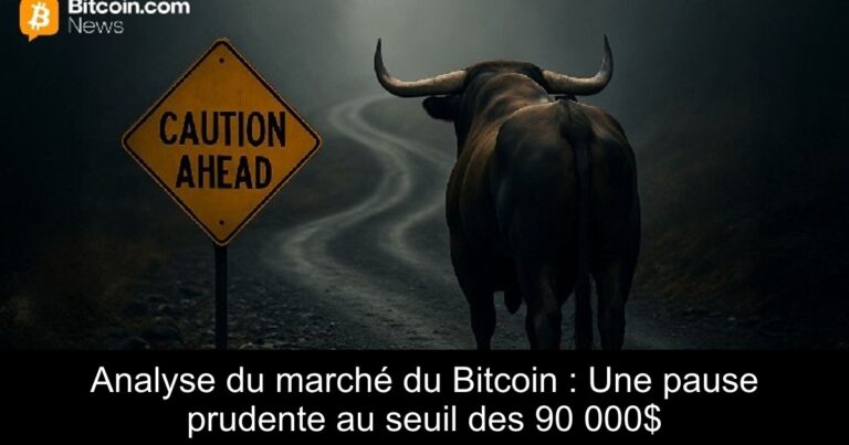 Analyse du marché du Bitcoin : Une pause prudente au seuil des 90 000$
