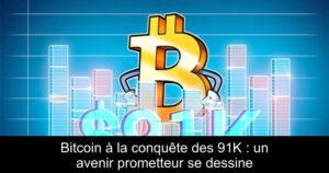 Bitcoin à la conquête des 91K : un avenir prometteur se dessine