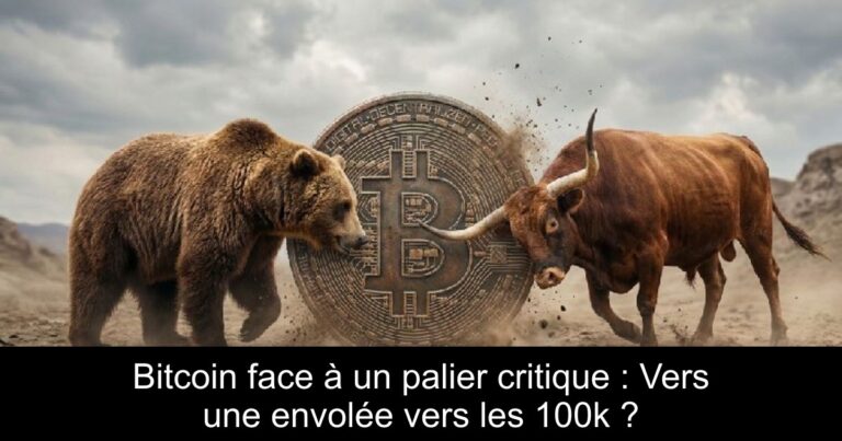 Bitcoin face à un palier critique : Vers une envolée vers les 100k ?
