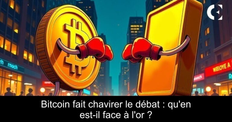 Bitcoin fait chavirer le débat : qu'en est-il face à l'or ?
