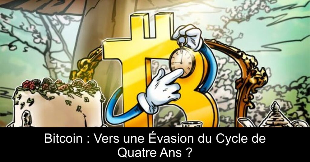 Bitcoin : Vers une Évasion du Cycle de Quatre Ans ?