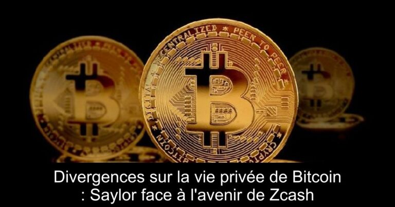 Divergences sur la vie privée de Bitcoin : Saylor face à l'avenir de Zcash