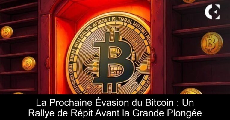 La Prochaine Évasion du Bitcoin : Un Rallye de Répit Avant la Grande Plongée