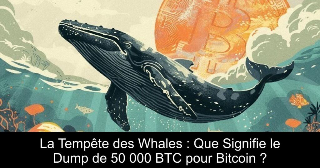 La Tempête des Whales : Que Signifie le Dump de 50 000 BTC pour Bitcoin ?