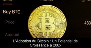 L&rsquo;Adoption du Bitcoin : Un Potentiel de Croissance à 200x