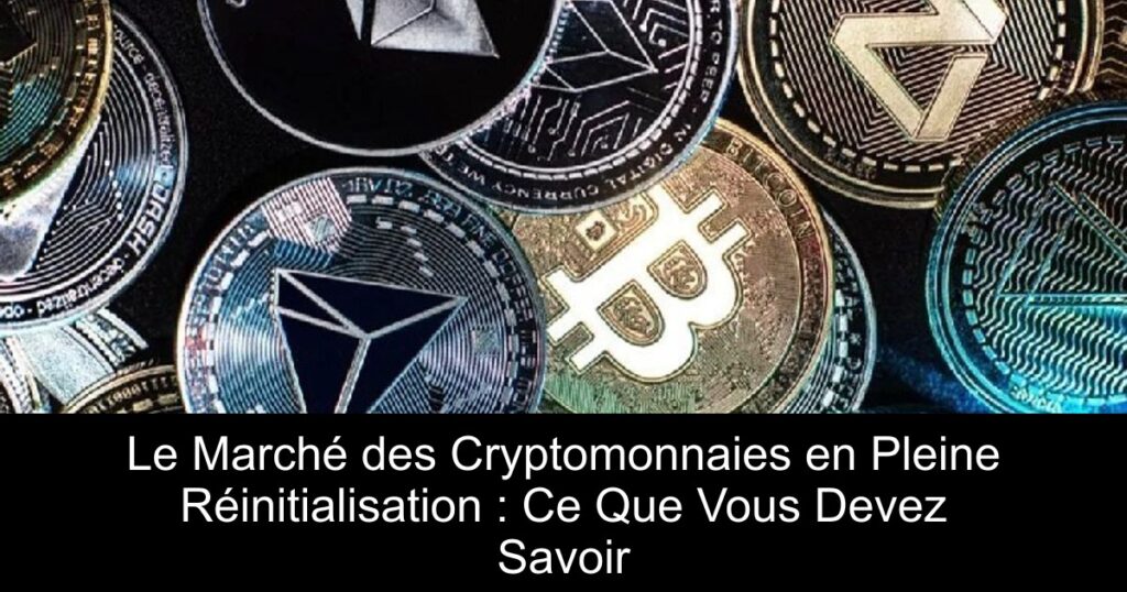 Le Marché des Cryptomonnaies en Pleine Réinitialisation : Ce Que Vous Devez Savoir