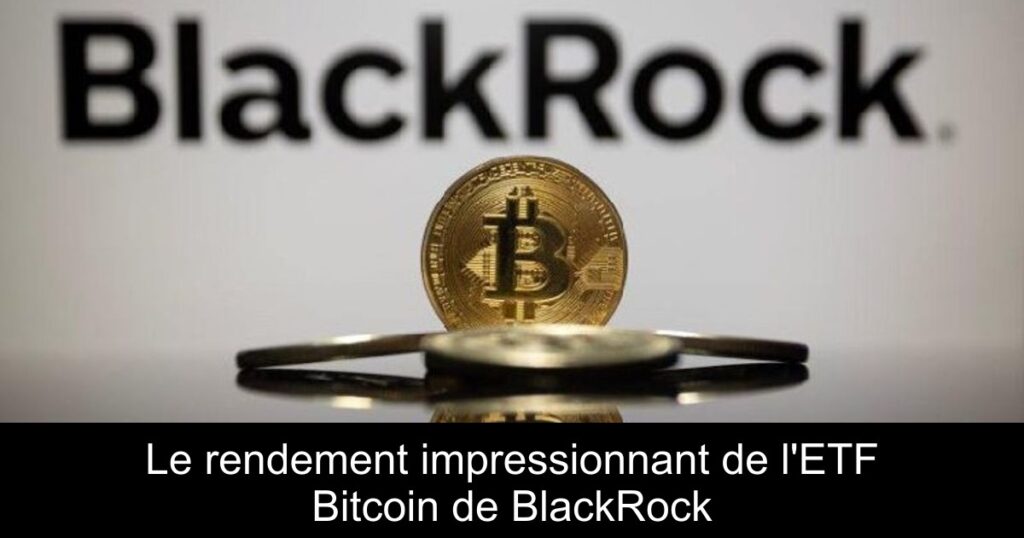 Le rendement impressionnant de l&rsquo;ETF Bitcoin de BlackRock