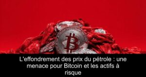 L&rsquo;effondrement des prix du pétrole : une menace pour Bitcoin et les actifs à risque