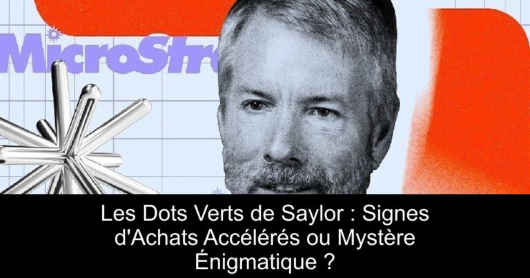 Les Dots Verts de Saylor : Signes d'Achats Accélérés ou Mystère Énigmatique ?