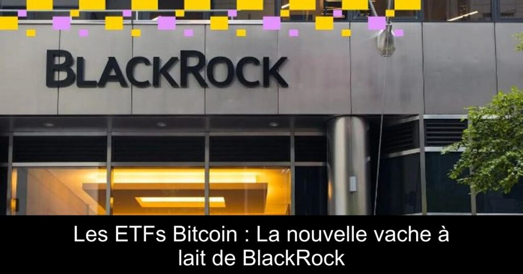 Les ETFs Bitcoin : La nouvelle vache à lait de BlackRock