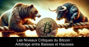 Les Niveaux Critiques du Bitcoin : Arbitrage entre Baisses et Hausses