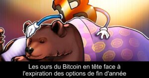 Les ours du Bitcoin en tête face à l&rsquo;expiration des options de fin d&rsquo;année