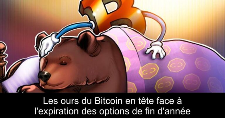 Les ours du Bitcoin en tête face à l'expiration des options de fin d'année