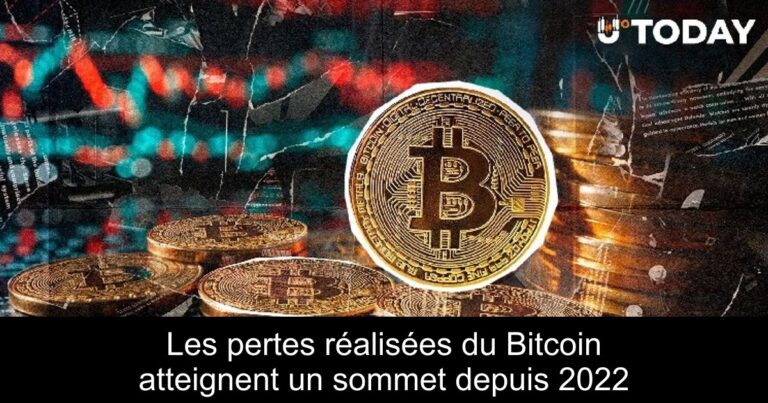 Les pertes réalisées du Bitcoin atteignent un sommet depuis 2022