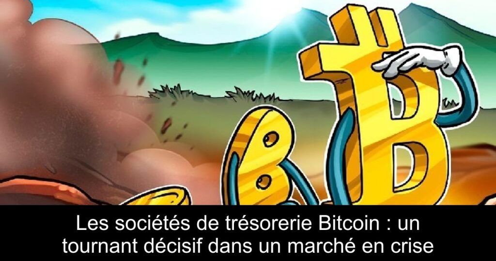 Les sociétés de trésorerie Bitcoin : un tournant décisif dans un marché en crise