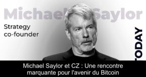Michael Saylor et CZ : Une rencontre marquante pour l&rsquo;avenir du Bitcoin
