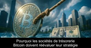 Pourquoi les sociétés de trésorerie Bitcoin doivent réévaluer leur stratégie