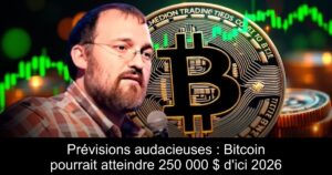 Prévisions audacieuses : Bitcoin pourrait atteindre 250 000 $ d&rsquo;ici 2026