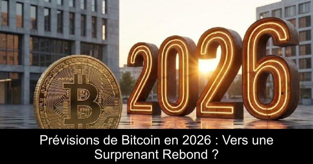 Prévisions de Bitcoin en 2026 : Vers une Surprenant Rebond ?