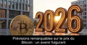 Prévisions remarquables sur le prix du Bitcoin : un avenir fulgurant