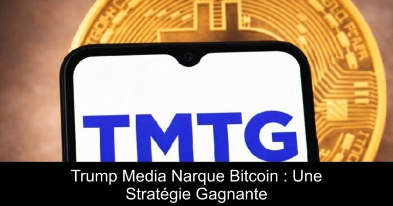 Trump Media Narque Bitcoin : Une Stratégie Gagnante