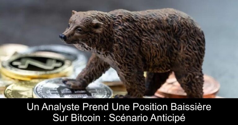 Un Analyste Prend Une Position Baissière Sur Bitcoin : Scénario Anticipé