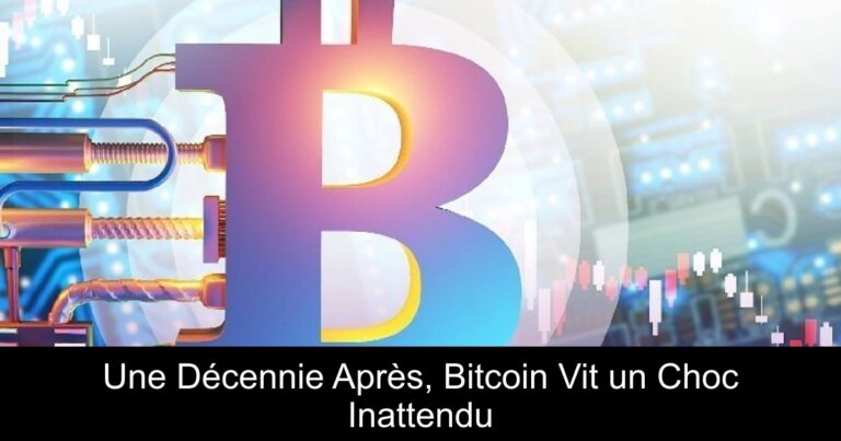 Une Décennie Après, Bitcoin Vit un Choc Inattendu