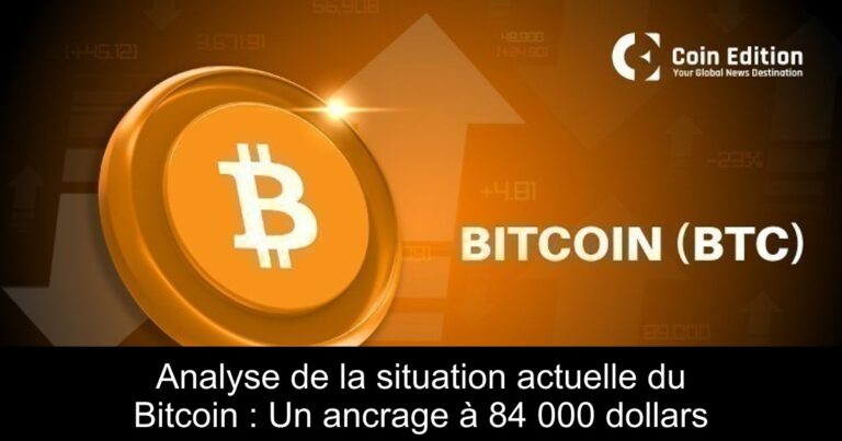 Analyse de la situation actuelle du Bitcoin : Un ancrage à 84 000 dollars