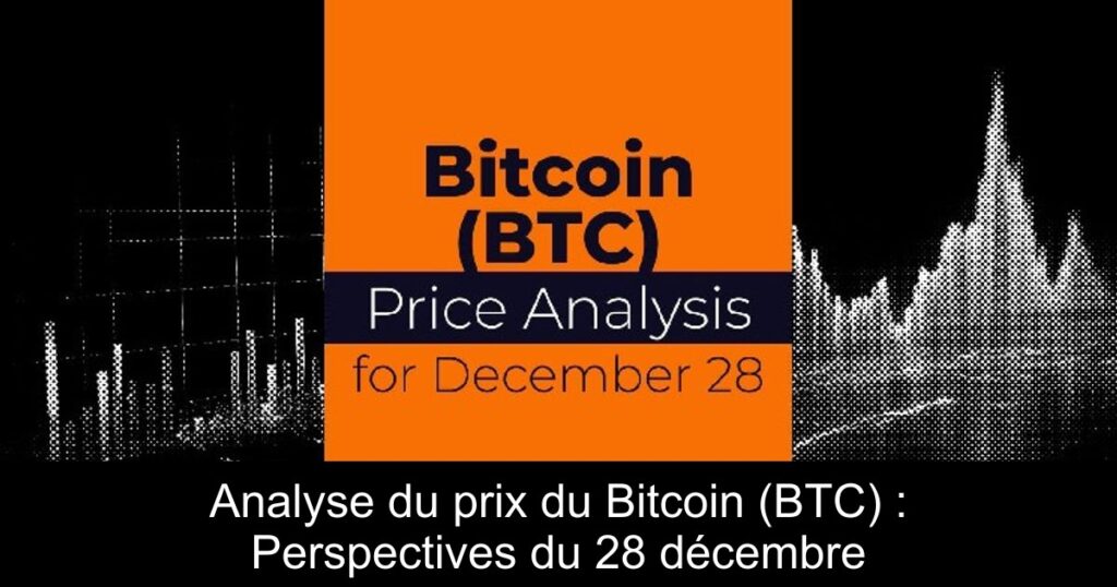 Analyse du prix du Bitcoin (BTC) : Perspectives du 28 décembre