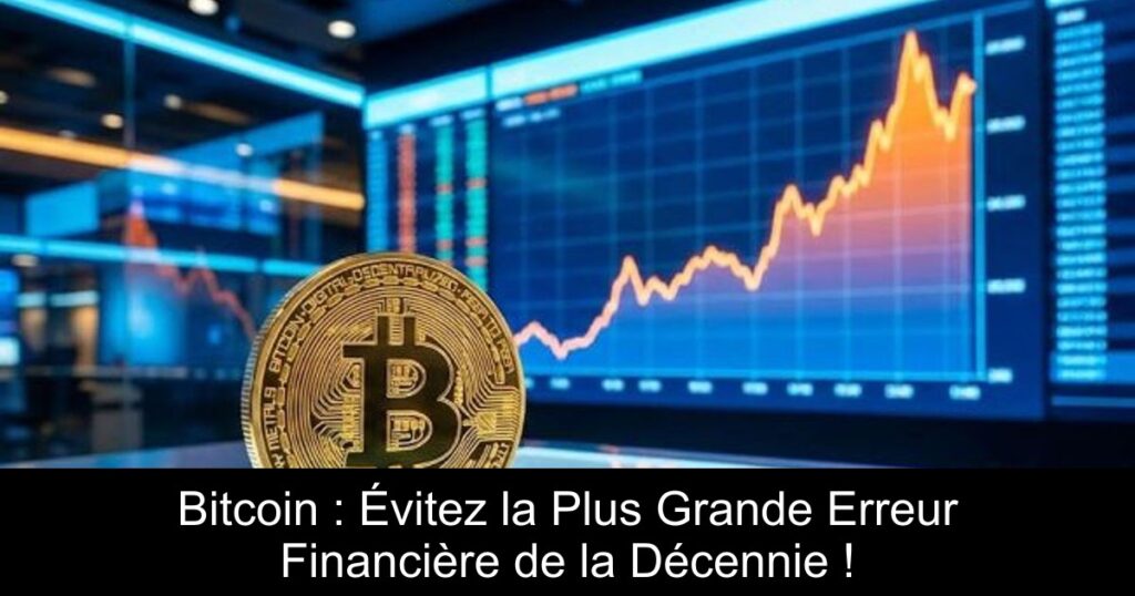 Bitcoin : Évitez la Plus Grande Erreur Financière de la Décennie !